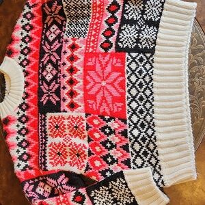 H&M Jacquard-Knit Sweater Sz M